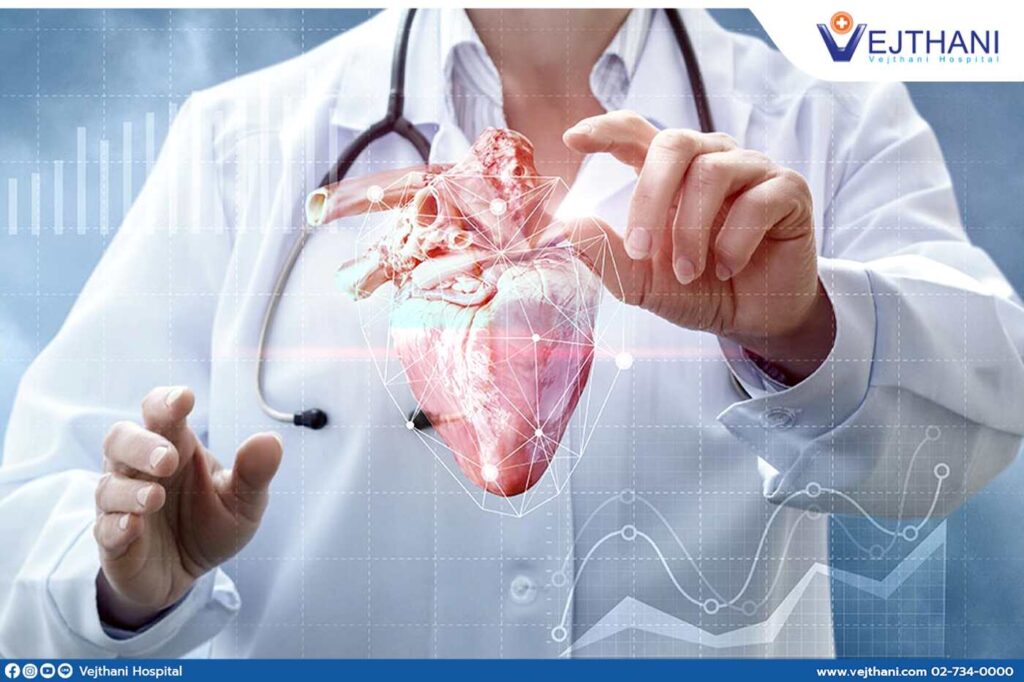 Vejthani Hospital provides heart valve surgery in Thailand.